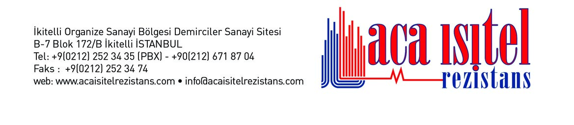 Aksesuar Dergisi - Aca Isıtel Rezistans